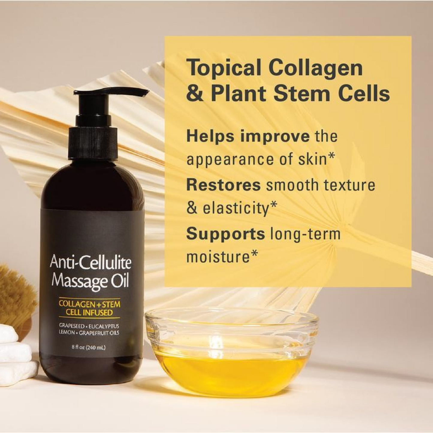 M3 Naturals Cellulite Massage Oil